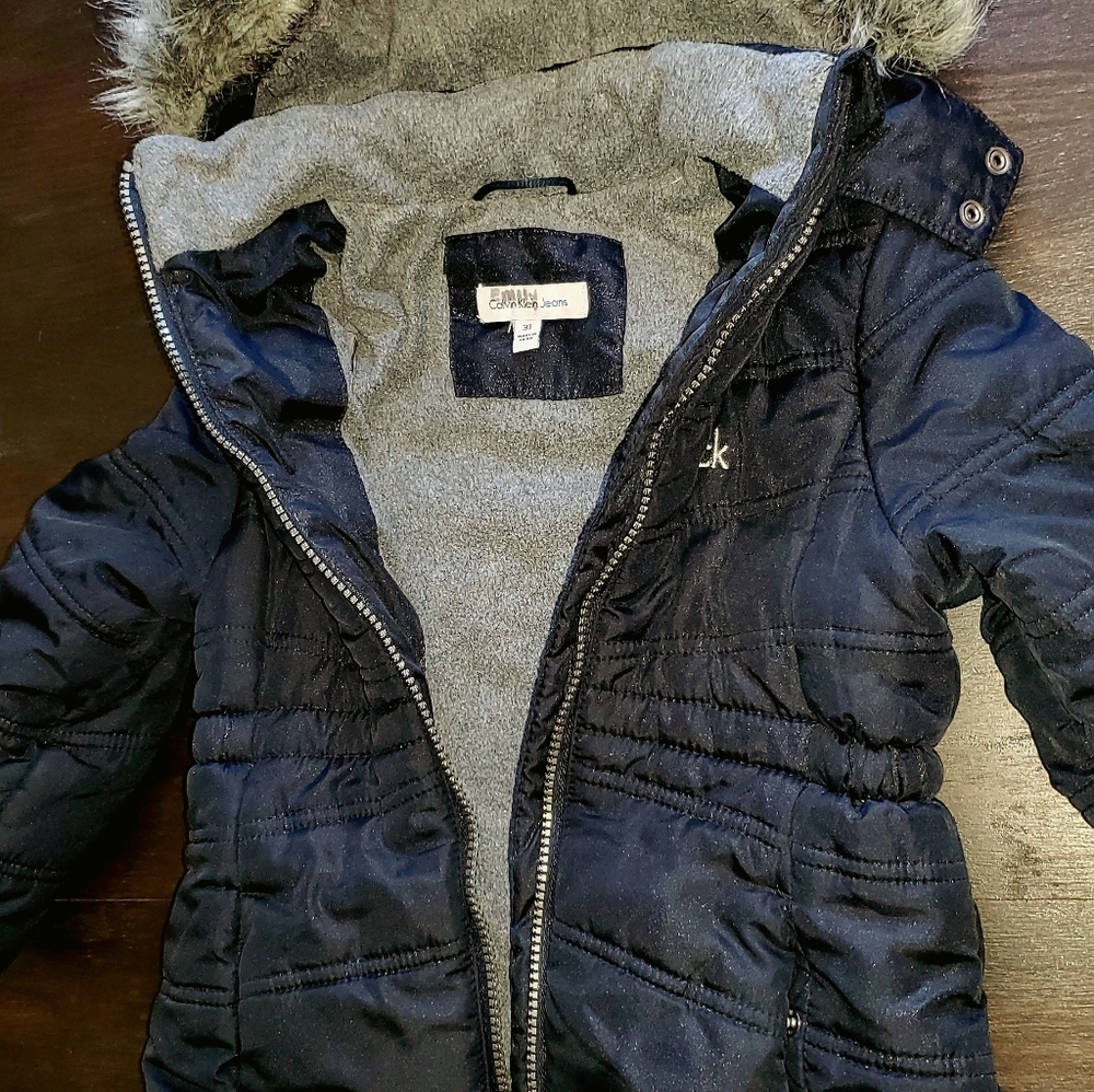 3t Calvin Klein girls winter coat